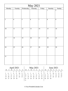 2021 calendar may vertical layout