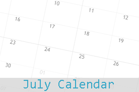 july 2021 calendar templates